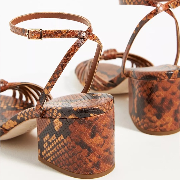 New Loeffler Randall Renee Knot Heel Sandals Size 8 - Picture 5 of 9